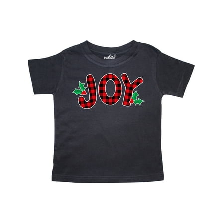 

Inktastic Plaid Holly Joy Gift Toddler Boy or Toddler Girl T-Shirt