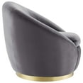 thumbnail image 2 of Buttercup Performance Velvet Swivel Chair-EEI-5005, 2 of 3