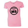 thumbnail image 1 of PleaseMeTees™ Womens From Born Made In Mississippi MS Logo Label HQ Tee, 1 of 1