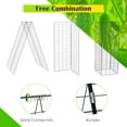 thumbnail image 6 of BLACK JAGUAR 2-Piece Green Cucumber Garden Trellis Grow Support for Climbing Plant, 6 of 10