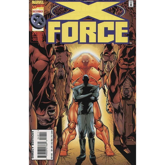 X-Force #49 Deluxe VF ; Marvel Comic Book