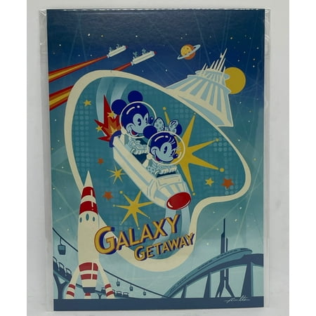 Disney Parks Galaxy Getaway By John Coulter Postcard Wonderground Gallery New