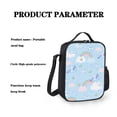 thumbnail image 3 of Cinnamoroll Lunch Bag Unisex Lunch Box, Reusable Lunch Tote Meal Prep Container Portable Leakproof Insulated Cooler Bag Food Tote for Work Office Picnic Beach Travel, 3 of 5