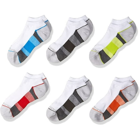Fruit of the Loom Boys Core 7 Pack No Show Socks, L, White | Walmart Canada
