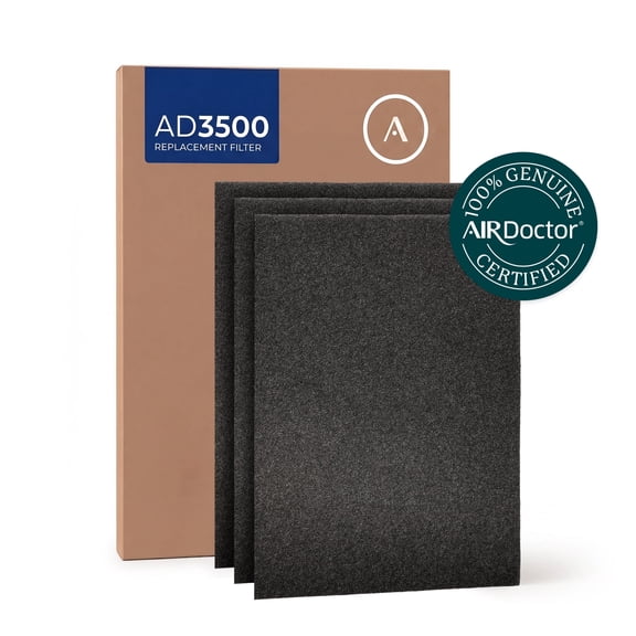 AirDoctor AD3000 and AD3500 Genuine Replacement Pre-Filter, 16x13x1 in., MERV 14, 3-pack