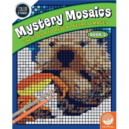 Color By Number Mystery Mosaics: Book 5, TOYS THAT TEACH: Studies show that color coded puzzles are one of the best tools for teaching children.., By