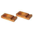 thumbnail image 4 of Wooden Chopstick Rests Rectangular Shape Home Decor Elegant Eating Environment 2Pcs, 4 of 4