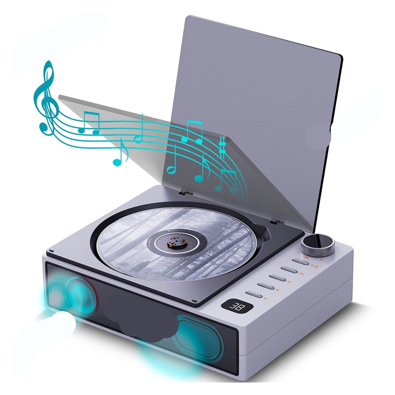 Pure Hi-Fi Speaker Portable Mini CD Player - Professional Tuning Personal Stereo