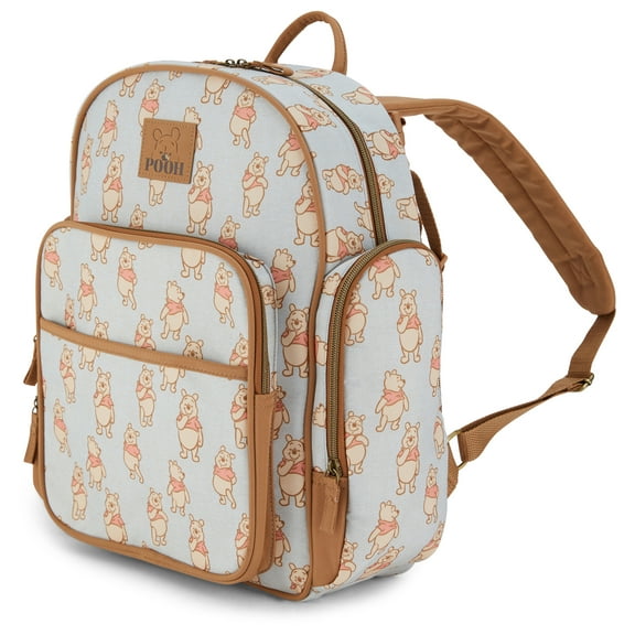 Disney Winnie The Pooh Backpack Diaper Bag with All Over Print