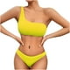 thumbnail image 1 of Underwire Trajes de Baño para las Mujeres Color Sólido Dos Piezas de Cintura Alta, Delgado Y Sexy Trajes de Baño de Bikini para Mujeres, 1 of 4