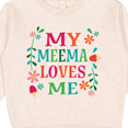 thumbnail image 3 of Inktastic My Meema Loves Me Girls Toddler Sweatshirt, 3 of 4