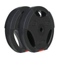 thumbnail image 2 of Signature Fitness Standard 20 Pound Coded Weight Plate, Black (Set of 2), 2 of 6