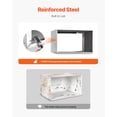 thumbnail image 3 of Vevor KDCJT26INCHBZQAAIV0 26 in. Air Conditioner Wall Sleeve for Universal Through The Wall AC - White, 3 of 10