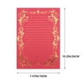 thumbnail image 3 of LEEYNEER 4 Sets Letter Writing Stationery  Expressing Emotions Assorted Color Premium Paper, 3 of 4