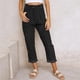 thumbnail image 3 of Pantalones largos casuales para mujer, pantalones de cintura alta para mujer, pantalones cargo elegantes, pantalones de verano para mujer, pantalones de pana lisos, pantalones de otoño,, 3 of 5