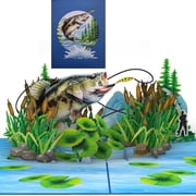 Fishing Birthday pop up Card, Greeting Pop Up Cards, Greeting Pop Up Cards Anniversary Card, Fathers Day Card, Happy Birthday Card, Thank You Card, Flowers Cards, Appreciation Card