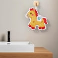 thumbnail image 4 of Horse Year Hand Towel Hangable Absorbent Bathroom Towel Super Absorbent Lint Free Colorfast Towel, Exquisite Stitching Hangable Design Multi Use Towel for Bathroom Kitchen Travel Car Office Daily Use, 4 of 5
