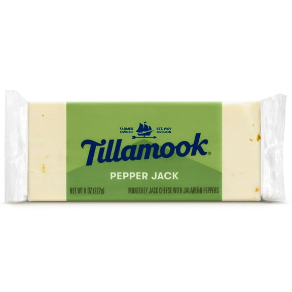 Tillamook Pepper Jack Cheese Block, 8 oz