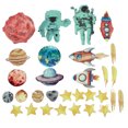 thumbnail image 1 of 31Pcs DIY Space Spaceship Themed Glowing Home Wall Sticker Luminous Children Room Decor, 1 of 5