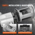 thumbnail image 4 of Hydraulic Wood Log Splitter Pump Kit, 22GPM, 2 Stage 4000PSI Aluminum Hydraulic Gear Pump, with Valve Coupling Installation Base 3/4'' NPT Outlet 3600 RPM, for Small Engine Mounting Log Splitter, 4 of 7
