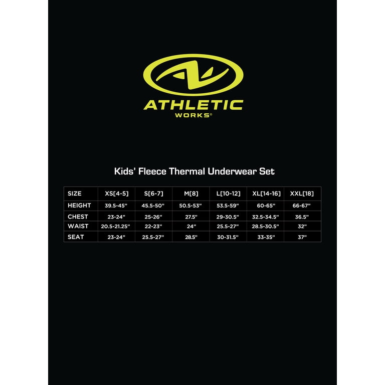 Athletic Works Kids Arctic Fleece Thermal Set photo 3