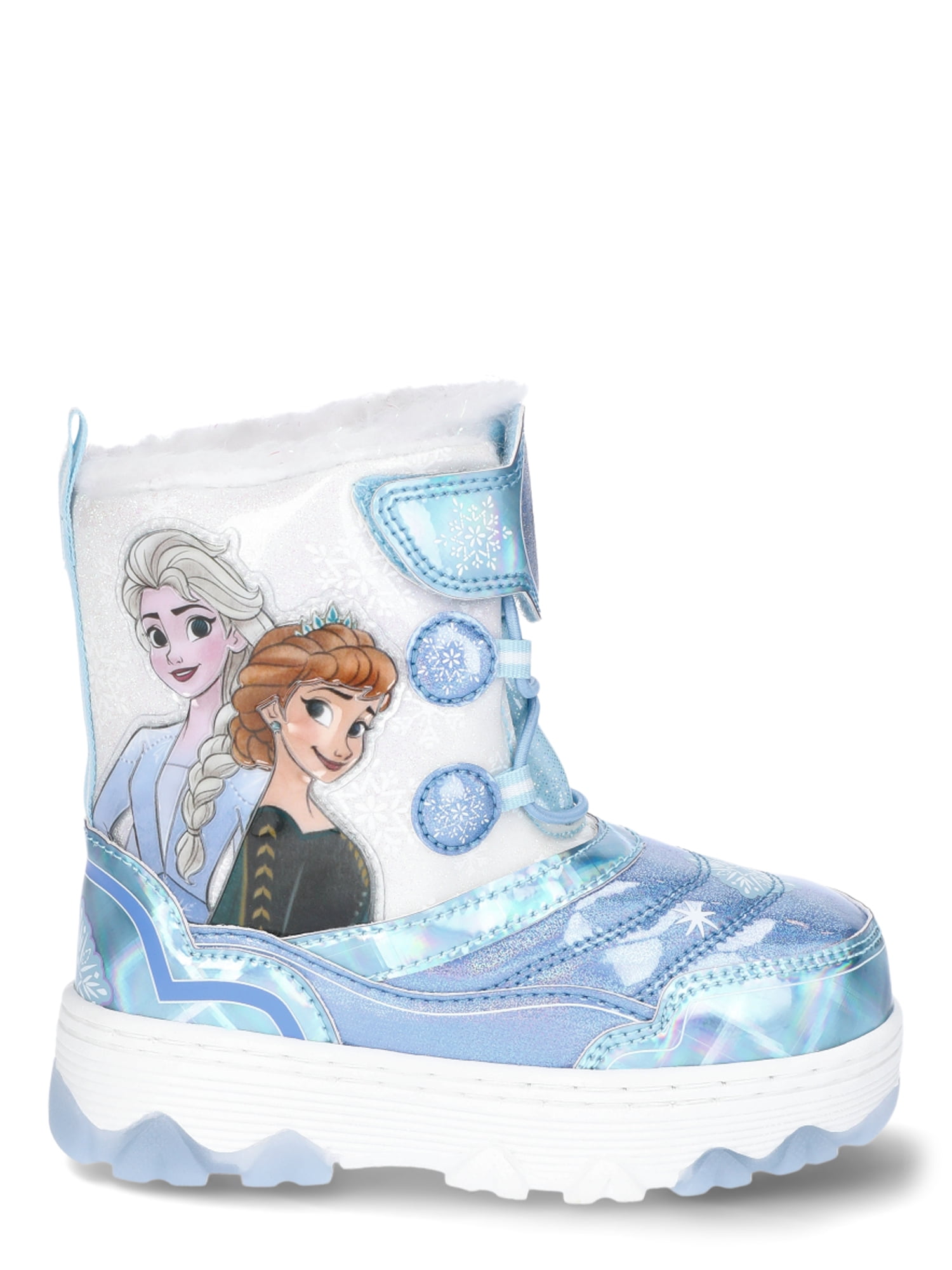 Disney Toddler Girls Frozen Light Up Snow Boots, Sizes 7-12
