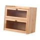 thumbnail image 4 of para encimera de cocina, contenedor de almacenamiento de 2 capas, elegante, con ventana de acrílico, organizador de alimentos,, 4 of 9