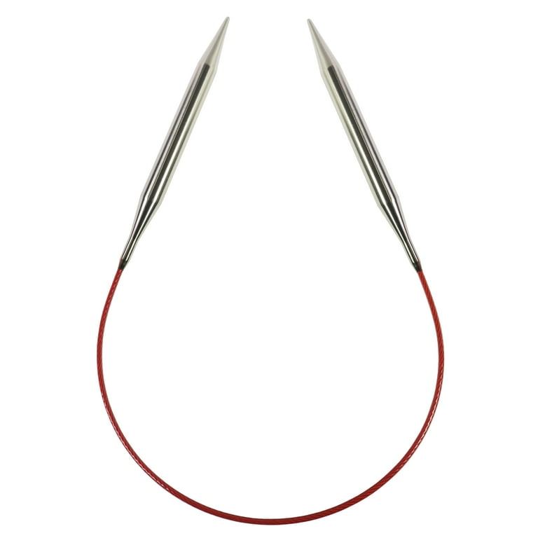 ChiaoGoo Red Lace Stainless Circular Knitting Needles 16