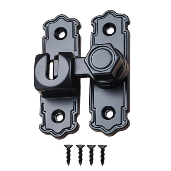 WINDLAND Heavy Duty Flip Lock Sliding Swing Security Bolt 90/180 Degree for Barn door