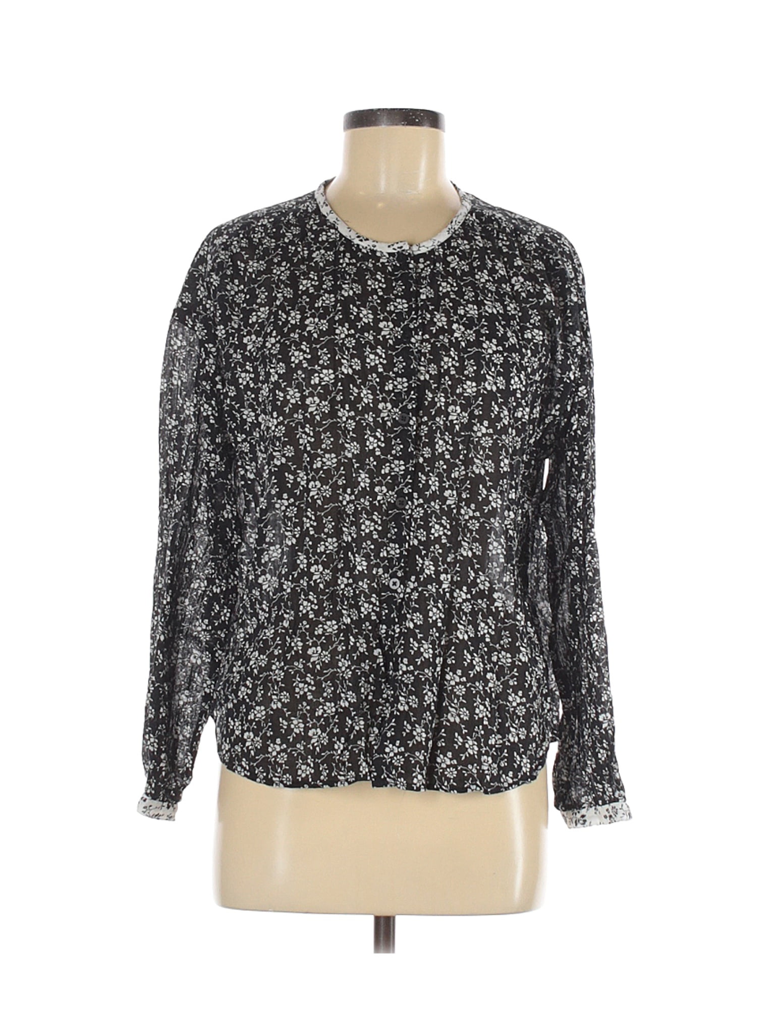 Madewell - Pre-Owned Madewell Women's Size M Long Sleeve Blouse ...