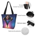 thumbnail image 3 of Lsque Chucky Pattern Beach Tote,Shoulder Handbag,Spacious Tote Bag,Lightweight Travel Bag,Versatile Shopping Bag, 3 of 5
