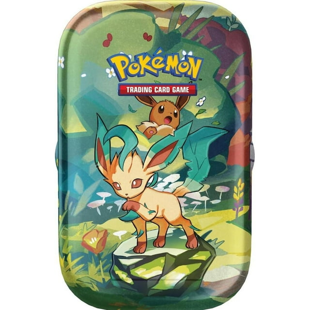 Pokemon TCG: Scarlet & Violet Prismatic Evolutions Mini Tin - Leafeon