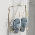 thumbnail image 4 of Storage rack Wall Shoe Holder Wall Slipper Rack Metal Slipper Rack For Wall Multifunctional Shoe Rack Wall Holder Sticky Shoe Organiser For Flat Shoes High Heels Trainers, 4 of 8