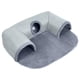 thumbnail image 1 of Kitten Tunnel Bed Plush Cat Tunnel for Indoors 2in1 Cat Tunnel and Bed Washable Cat Lounger Tunnel Bed, 1 of 5