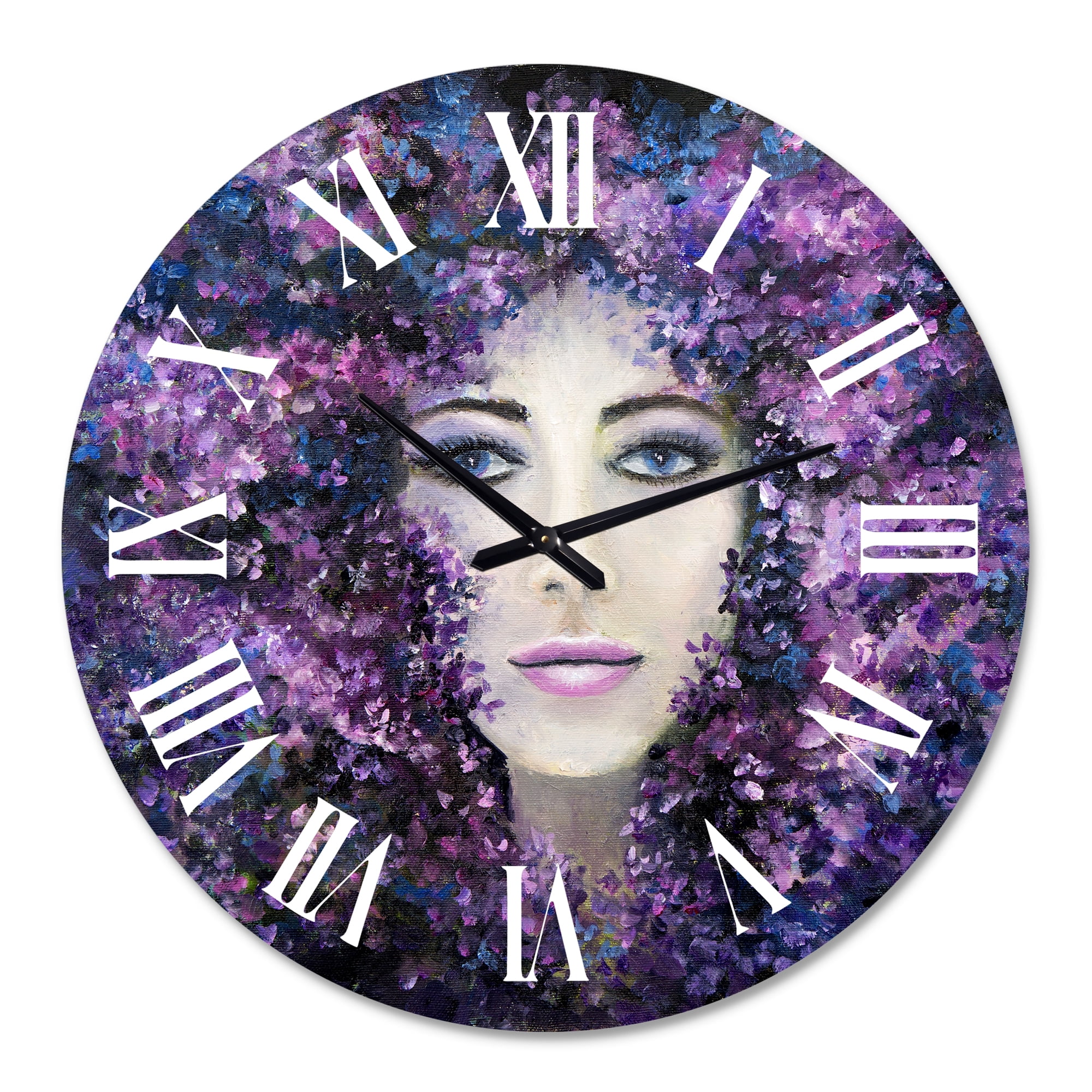 Designart 1 in Modern,Contemporary Wall Clock