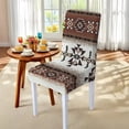 thumbnail image 4 of TSOVTHRID Aztec Tribal Geometric Print Tablecloth Stretch Dining Chair Slipcovers Removable Table Cloth Chair Dustproof Cover Furniture Protector Kitchen Decor, 7 Pcs, 4 of 6