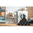 thumbnail image 2 of Ahgly Company Machine Washable Indoor Rectangle Transitional Night Black Area Rugs, 7' x 10', 2 of 7