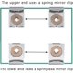 thumbnail image 4 of Soporte de espejo de pared, soportes de espejo, clip ajustable para espejo de pared, para baño, guardarropa, 8 piezas, 4 of 5
