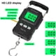 thumbnail image 4 of Escala de pesca 75kg / 10g LCD Pantalla de temperatura digital Digital Electrónico Retroiluminado Peso Colgante Gancho Ajustable Medición Ajustable Steelyard Noticed TO007901-01B, 4 of 7