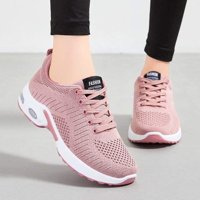 Zapatos para correr Moda Senderismo Zapatos para mujeres para gimnasio Viajes Trabajo (40 rosa) Wdftyju Tenis De Mujer Tenis De Hombre