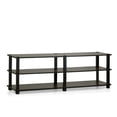 thumbnail image 2 of Furinno Turn - S - Tube No Tools 3 - Tier Entertainment TV Stand, Black, 2 of 6