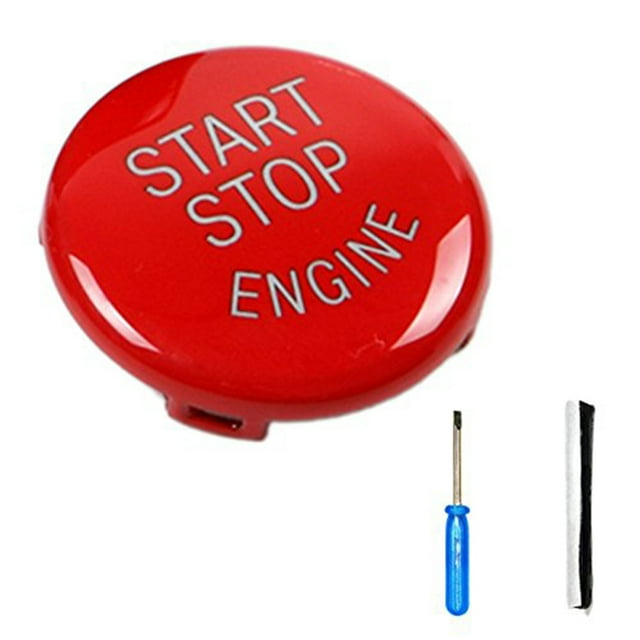 kurtrusly High Quality ABS Car Engine Start Stop Switch Button Replace Cover for BMW E60 E70 E71 E90 E92