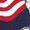 NAVY, variant on Instant Message - Baseball Player American Flag - Toddler & Youth Long Sleeve T-Shirt