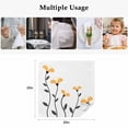 thumbnail image 5 of Cloth Napkins Set of 4 - 20x20 Inches, Spring Flowers Washable Reusable Table Napkins, Modern Simple Floral Plants Lines Art Soft & Absortbent Dining Napkin for Party Wedding Hotel Restaurant, 5 of 8