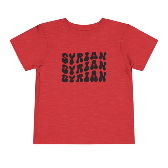 Syrian Syria Pride Toddler Shirt Gifts Boy Girl Size 2T-5T