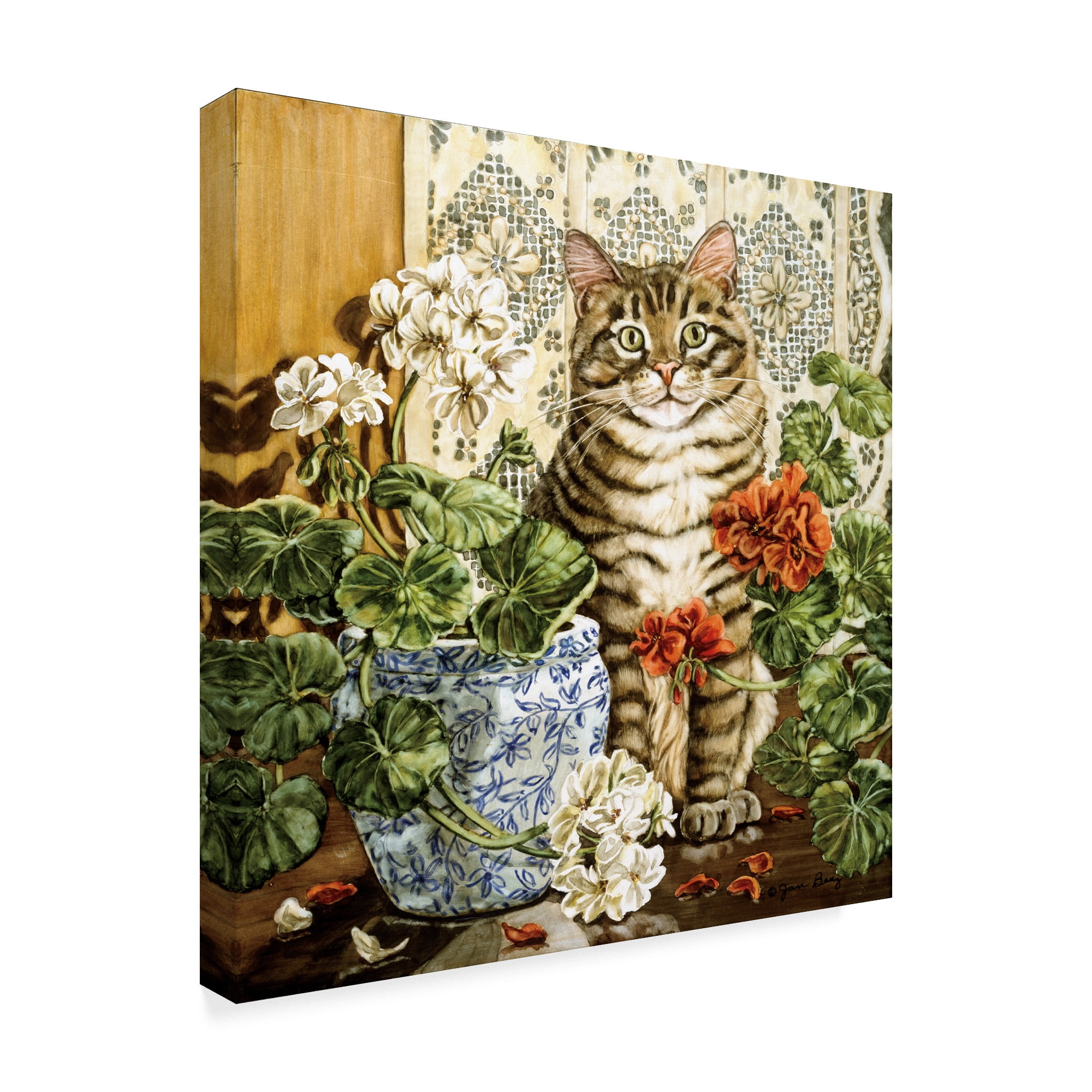Trademark Fine Art 'Winters Garden' Canvas Art by Jan Benz