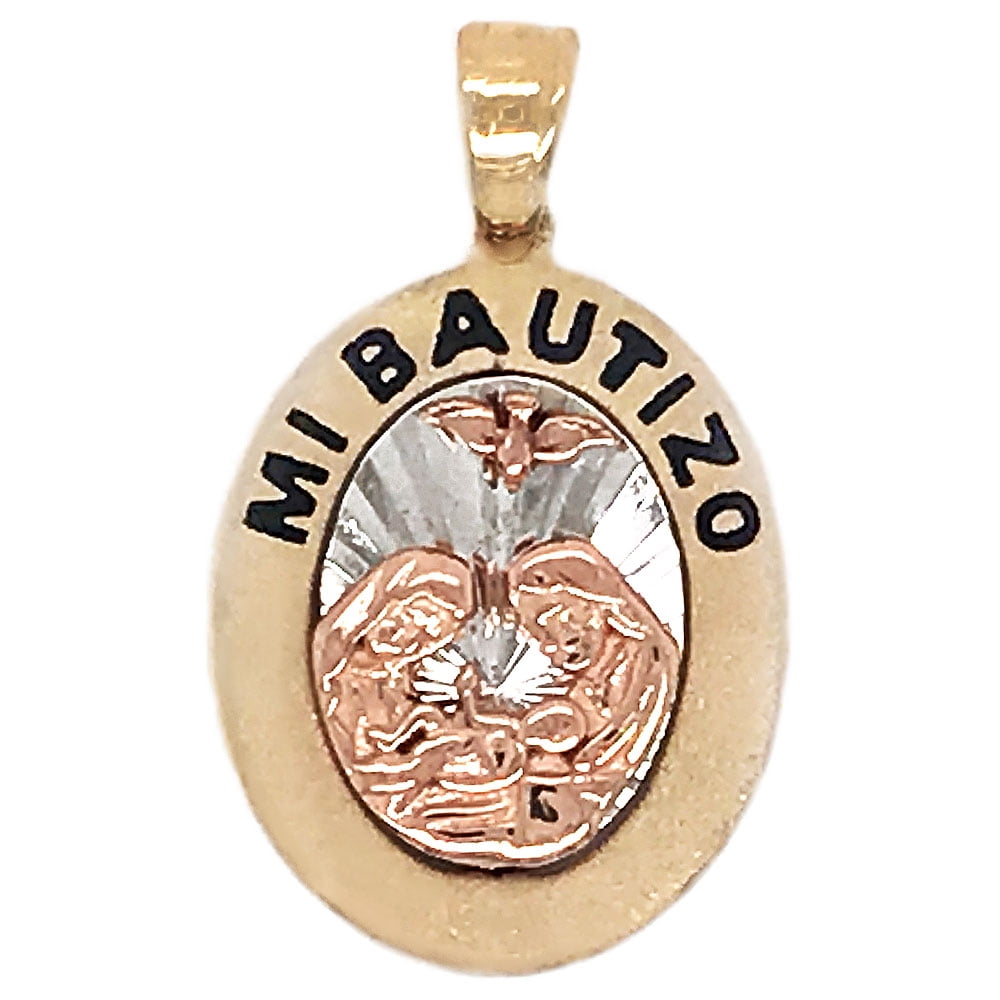 14k Tricolor Gold, Holy Family Mi 