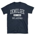 thumbnail image 1 of Okmulgee Oklahoma Classic Established Men's Cotton T-Shirt, 1 of 1