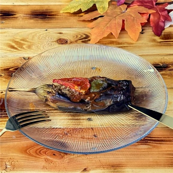 Ramart Studio Glass R1703-0 10 in. Cascata Dinner Plate Set