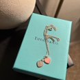 thumbnail image 2 of Tiffany & Co. Silver and Pink Charm Necklace, 2 of 5